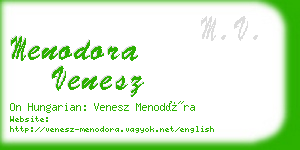 menodora venesz business card
